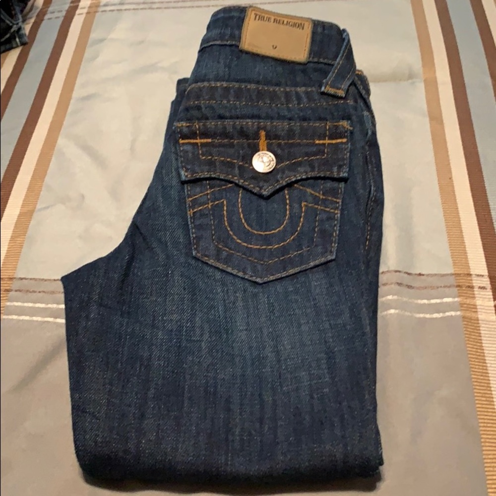 True Religion Straight Leg Denim Jeans
